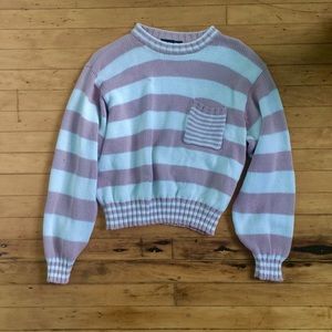 Vintage cable knit sweater